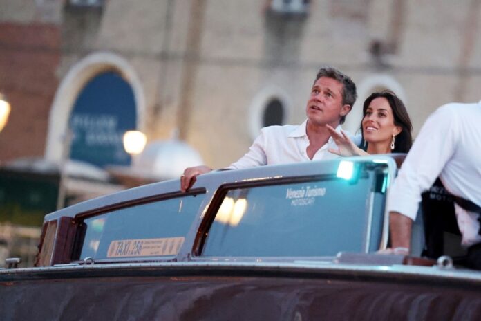 Brad Pitt and girlfriend Ines de Ramon enjoy double date with George and Amal Clooney in Venice