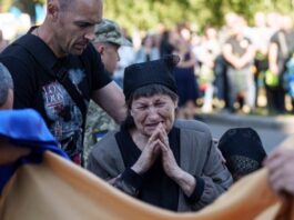 Ukraine mourns victims of Russian attack on military institute